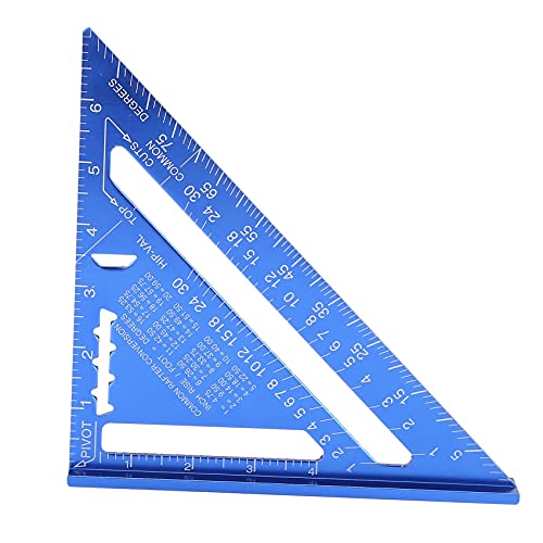 Mocturnity 90 Grad Dreieckiges Lineal Legierung Aus Aluminium Legierung für Schreiner Werkstatt 7 Quadrat Layout Werkzeug von Mocturnity