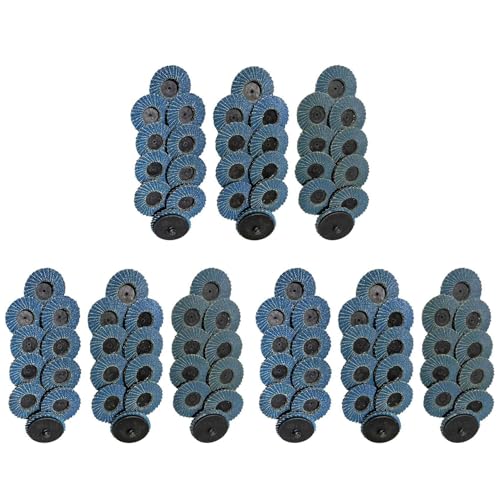 Mocturnity 90 Stück, 5,1 cm (2 ), schnell wechselnde Lamellenscheiben, 40/80/120 Körnung, Schleifscheibe für Winkelschleifer von Mocturnity