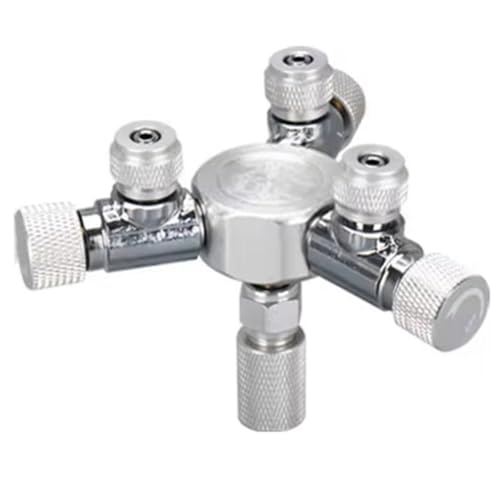 Mocturnity Anti-Return-Blasenzähler CO2-Druckreduzierung Multi-Way CO2-Verteiler Splitter-Nadelventil für Magnetregulat A Mocturnity Anti-Return-Blasenzähler CO2-Druckreduzierung Multi-Way CO2-Verteiler Splitter-Nadelventil für Magnetregulat A von Mocturnity