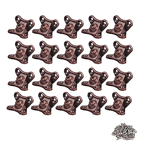 Mocturnity Ausziehbarer Schmetterlingseckenkombination, Eckhalterungen im Winkel, hohe Widerstandsfähigkeit, L-Halterung, (Bronce Red) von Mocturnity