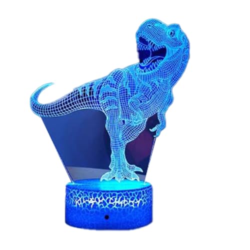 Mocturnity Dinosaurierlicht, 3D-LED-Dinosaurierlicht, dominante USB-Schreibtischlampe, buntes USB-Geschenklicht von Mocturnity