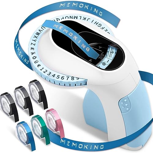 Mocturnity E975 geprägte Etikettendruckmaschine für 3D-Etiketten mit 6 Rollen geprägten Bändern, tragbar, einfach zu bedienen, blaue Farbe. Mocturnity E975 geprägte Etikettendruckmaschine für 3D-Etiketten mit 6 Rollen geprägten Bändern, tragbar, einfach zu bedienen, blaue Farbe. von Mocturnity
