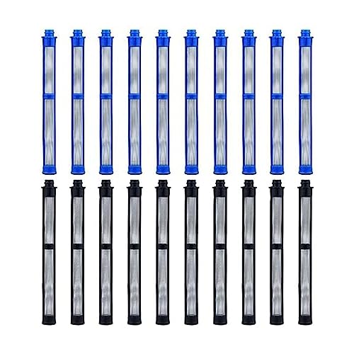 Mocturnity Hochdruck-Airless-Spritzpistole Airless-Spritzpistolen-Filter-287033 10 Stück, 100 Mesh Latex und 287032 10 Stück, 60 Mesh Latex für die Meisten Druck-Airless-Spritzpistolen-Kits. Mocturnity Hochdruck-Airless-Spritzpistole Airless-Spritzpistolen-Filter-287033 10 Stück, 100 Mesh Latex und 287032 10 Stück, 60 Mesh Latex für die Meisten Druck-Airless-Spritzpistolen-Kits. von Mocturnity
