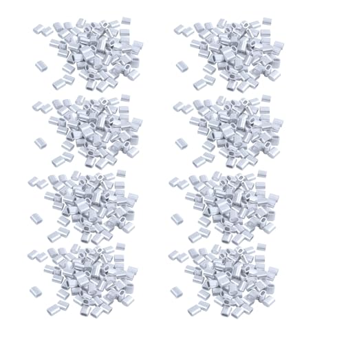 Mocturnity Kabelklemme aus Aluminium, mit Doppelbohrung, 2 mm, 640 Stück Mocturnity Kabelklemme aus Aluminium, mit Doppelbohrung, 2 mm, 640 Stück von Mocturnity