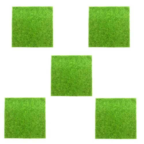 Mocturnity DIY Mini Simulation beflockter Rasen Micro-Paisage Pflanze Landschaftsbau 15 x 15 cm von Mocturnity