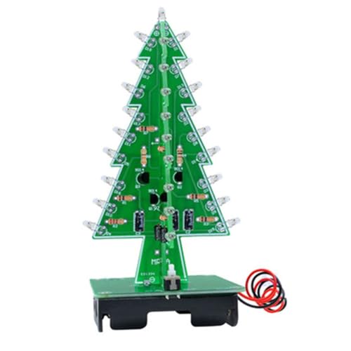 Mocturnity LED-Lichter-Set für Weihnachtsbaum zum Selbermachen: Blinklicht-Set für bunten, festlichen elektronischen Spaß von Mocturnity