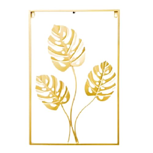 Mocturnity Nordisches Metallblatt-Wandbehang, Pflanzen-Wandanhänger, Wandgemälde, Schlafzimmer, Wohnzimmer, Heimdekoration, Langlebig, 40 X 60 cm, Schildkrötenblatt-Wanddekoration Mocturnity Nordisches Metallblatt-Wandbehang, Pflanzen-Wandanhänger, Wandgemälde, Schlafzimmer, Wohnzimmer, Heimdekoration, Langlebig, 40 X 60 cm, Schildkrötenblatt-Wanddekoration von Mocturnity