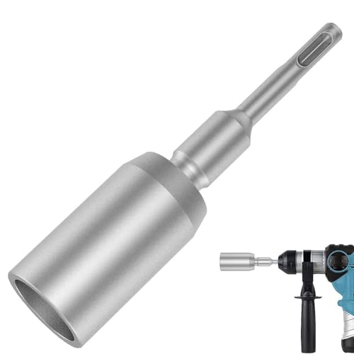 Mocturnity SDS-Plus T Post Ground Rod Driver, Drill Bit Driver Hammer Drill Rod Driver für Hammer Drill Ground Rods C von Mocturnity