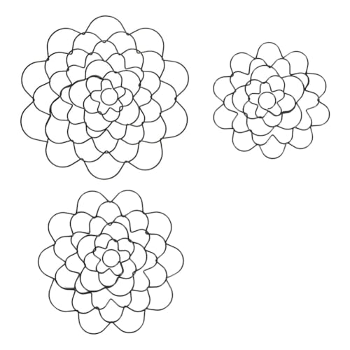 Mocturnity Set mit 3 Werkzeugen für Blumenarrangements aus Edelstahldraht in - und Blumenform, wiederverwendbar von Mocturnity