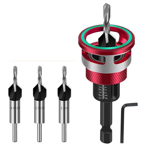 Mocturnity Set mit 6 Senkern für Holz mit Tiefe, Präzisionsbohrung für Holzbearbeitung. Mocturnity Set mit 6 Senkern für Holz mit Tiefe, Präzisionsbohrung für Holzbearbeitung. von Mocturnity
