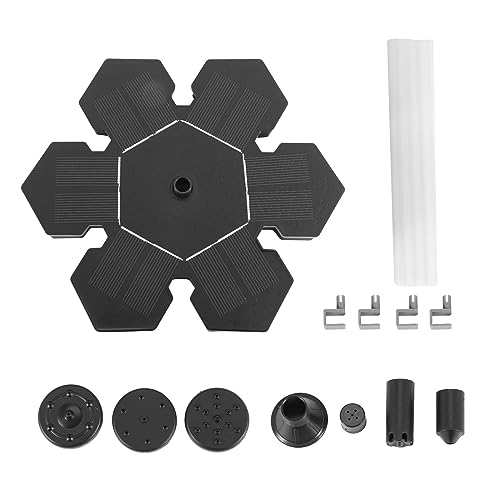 Mocturnity Solar-Springbrunnenpumpe für Vögel mit Solarenergie, Solarpanel-Set, Wasserpumpe zur Bewässerung im Freien, Tauchpumpe von Mocturnity