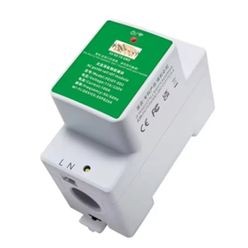 Mocturnity Tasmota WLAN-Leistungsmesser, einphasig, DIN-Schiene, elektrisches Wattmeter Tasmota ESPHome Assistant. von Mocturnity