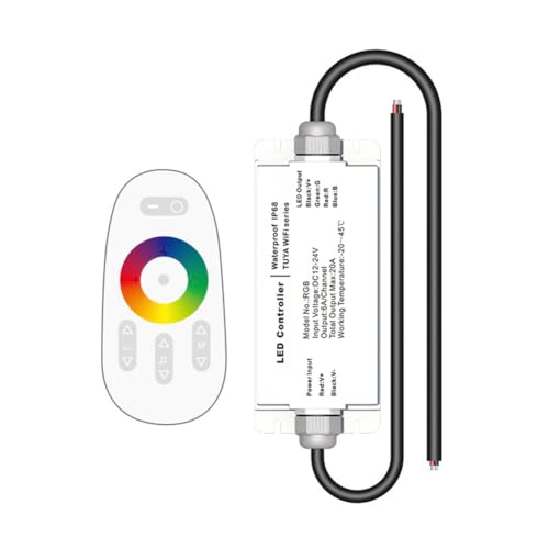 Mocturnity Tuya WIFI DC12V 24V LED-Streifen Wasserdichter Controller IP68 Regenfest mit Tuya Voice Fernbedienung RGB Mocturnity Tuya WIFI DC12V 24V LED-Streifen Wasserdichter Controller IP68 Regenfest mit Tuya Voice Fernbedienung RGB von Mocturnity