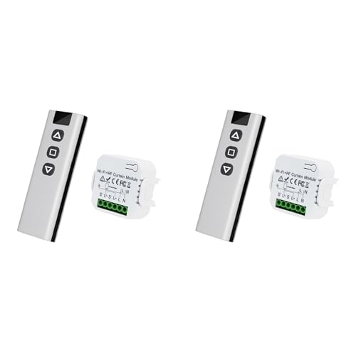 Mocturnity Tuya WLAN-Vorhangschalter, intelligente Anwendung, Timer, Motorsteuerung, 433 MHz, Fernbedienung, elektrisch aufrollbar Mocturnity Tuya WLAN-Vorhangschalter, intelligente Anwendung, Timer, Motorsteuerung, 433 MHz, Fernbedienung, elektrisch aufrollbar von Mocturnity