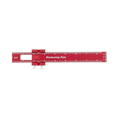 Mocturnity Werkzeuge für die Holzbearbeitung, Lineal, Lineal-Layout-Werkzeug, Aluminium-Präzisionslineal mit T-Schienen, Metall-Gleitstopper, 20,3 cm Mocturnity Werkzeuge für die Holzbearbeitung, Lineal, Lineal-Layout-Werkzeug, Aluminium-Präzisionslineal mit T-Schienen, Metall-Gleitstopper, 20,3 cm von Mocturnity