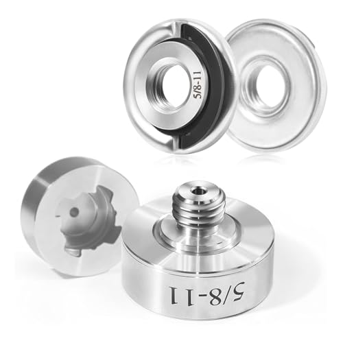 Mocturnity Winkelschleiferadapter-Set mit Wechselmutter für Winkelschleifer, geeignet für XLOCK-Winkelschleifer mit 5/8-Zoll-Gewinde A 11, Umwandlung von Mocturnity