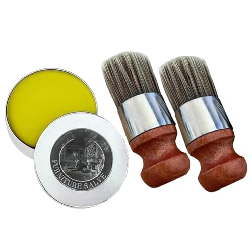 Mocturnity Wise Owl Möbelbalsam für Ledermöbel mit Bürste mit 2 Borsten, schützt Lederteile und Möbel aus von Mocturnity