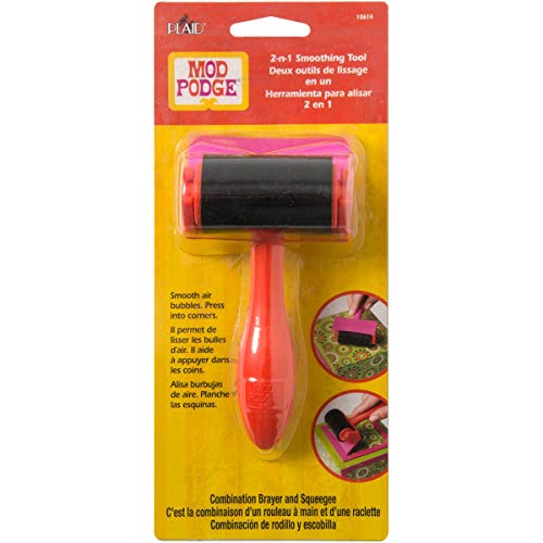 Mod Podge 10614 2N1 Smoothing Tool 2 N1 Glätten Werkzeug, Mehrfarbig, One Size von Mod Podge