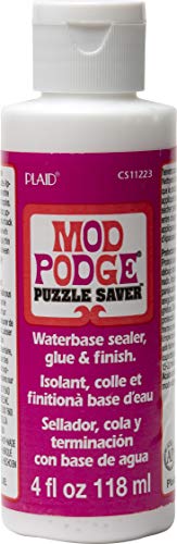 Mod Podge 4 Oz Puzzle Saver, Synthetisches Material, Weiss, 12.7 x 4.1 x 4.1 cm von Mod Podge