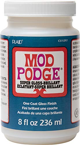 Mod Podge, Versiegelungslack auf Wasserbasis, Klebstoff und Lack, super dicker Hochglanz, CS11297, 236-ml-Flasche von Mod Podge