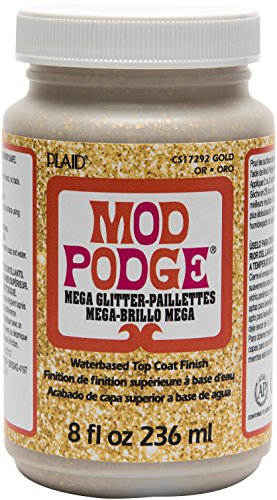 Mod Podge CS17292 mega Glitter Gold 236ml, 236 Milliliter von Mod Podge