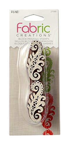 Mod Podge Fabric Creations-Blockdruck Stempel-Rand Barocker Verlauf, Synthetisches Material, Braun, 15.3 x 6.2 x 4 cm von Mod Podge