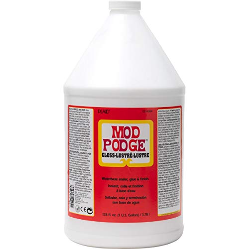 Mod Podge Gloss Wasserbasierende Versiegelung, Kleber und Lack-1 Gallone, Synthetic Material, Weiss, 20 x 20 x 35 cm, 3780 von Mod Podge