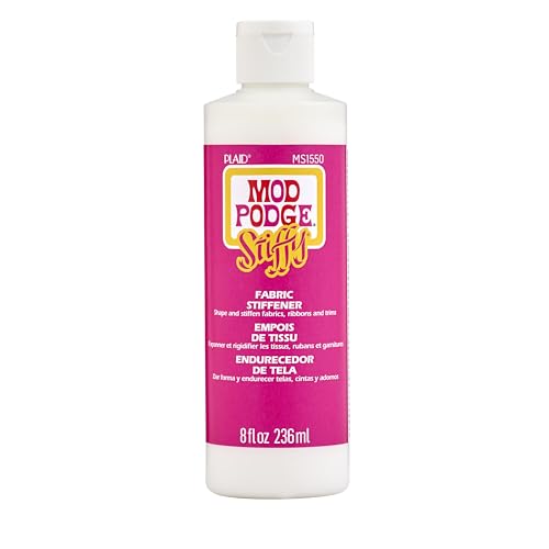 Mod Podge MS1550 3113-013 Plaid: Craft Stiffy Stoff Stiffener Set, Baumwolle, Mehrfarbig, 4.82 x 5.08 x 15.74 cm von Mod Podge