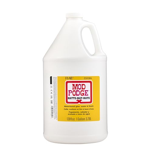 Mod Podge, Versiegelungslack auf Wasserbasis, Klebstoff und Lack, Matt, CS11304, 3,78-L- Flasche von Mod Podge