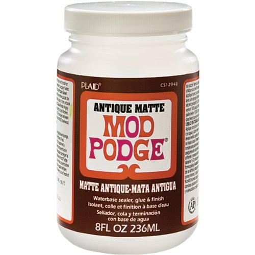 Mod Podge Wasserbasierende Versiegelung Kleber, und Finish, transparent Antik-Optik, matt, Synthetic Material, durchsichtig, 5.8 x 5.8 x 9.7 cm von Mod Podge