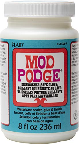 Mod Podge, Versiegelungslack auf Wasserbasis, Klebstoff und Lack, Hochglanz, CS15059, 236- ml-Flasche von Mod Podge