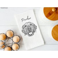 Personalisiertes Geschirrtuch Für Hunde Mit Haustierfoto + Haustiername Geschirrtücher Benutztes Benutzerdefiniertes Katzen von ModPawsUS