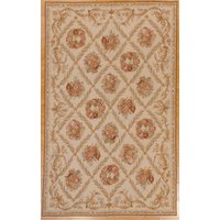 5 X 8, 1 Petit Point Webteppich Handarbeit Brandneu von ModRenRugs