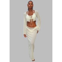 Moda Minx Jerseykleid "GOLD SHELLS CHIFFON LONG SKIRT", mit tollen Muschel-Elementen Moda Minx Jerseykleid "GOLD SHELLS CHIFFON LONG SKIRT", mit tollen Muschel-Elementen von Moda Minx