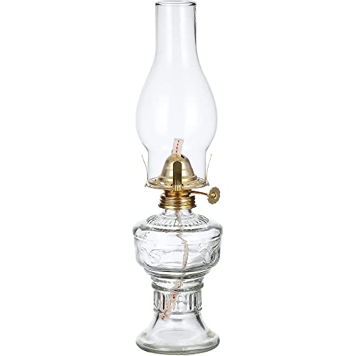 Moddeny Ambiente Zelt Pony Licht Retro Offene Flamme Öllampe Haushalt Kristallglas Nostalgie Petroleumlampe Innenbeleuchtung Winddicht Öllampe Verstellbarer Schalter Butterlampe von Moddeny