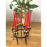 Wunderschöner Kerzenständer Kerzenhalter Home Decor Made in Schweden Sammlerstücke von ModeFinds