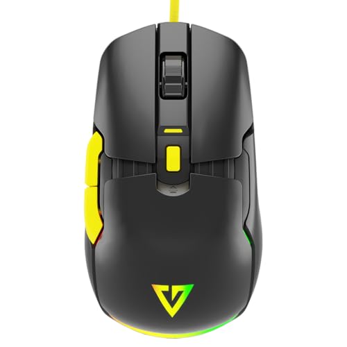 Modecom Kabelgebundene Gaming-Maus LED RGB optischer Sensor Volcano Jager von Modecom