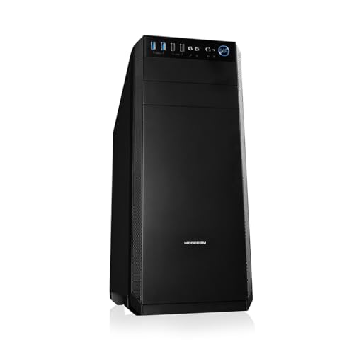 PC-Gehäuse MODECOM Oberon Pro Silent schwarz, Midi-Tower von Modecom