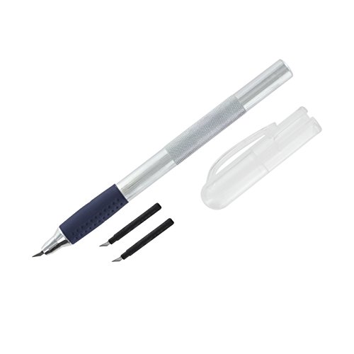 Modelcraft Drehgelenk Craft Messer – Pen Style 360 ° Cutter mit 2 Ersatzklingen, 15 cm von Modelcraft