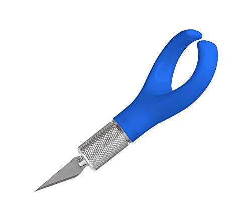 Modelcraft Finger-Bastelmesser, Metallklinge, Kunststoffgriff, für präzise Schnitte in Papier, Karton, Kunststoff, Balsa und Folien, inkl. 2 Ersatzklingen Nr. 11 Modelcraft Finger-Bastelmesser, Metallklinge, Kunststoffgriff, für präzise Schnitte in Papier, Karton, Kunststoff, Balsa und Folien, inkl. 2 Ersatzklingen Nr. 11 von Modelcraft