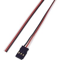 Modelcraft Servo Anschlusskabel [1x Futaba-Buchse - 1x offene Kabelenden] 0.14mm² flach von Modelcraft