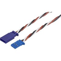Modelcraft Servo Verlängerungskabel [1x Futaba-Stecker - 1x Futaba-Buchse] 25.00cm 0.35mm² Silikon von Modelcraft