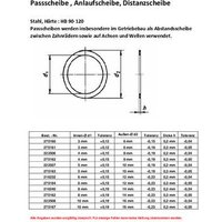 Stahl Anlaufscheibe 6mm 12mm 0.2mm 20St. von Modelcraft