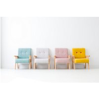 Create Armchair - Holzfarbe Buche Natural Stoff Zur Auswahl von ModelinaHome