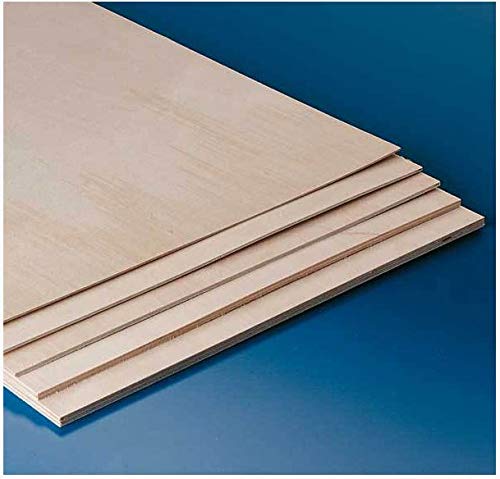 Birken-Sperrholz 300x500 mm von 0,4 bis 6,0 mm (0,6 mm) von Modellbau Berthold