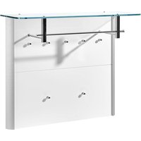 Moderano Garderobenpaneel MILANO, Aluminium von Moderano