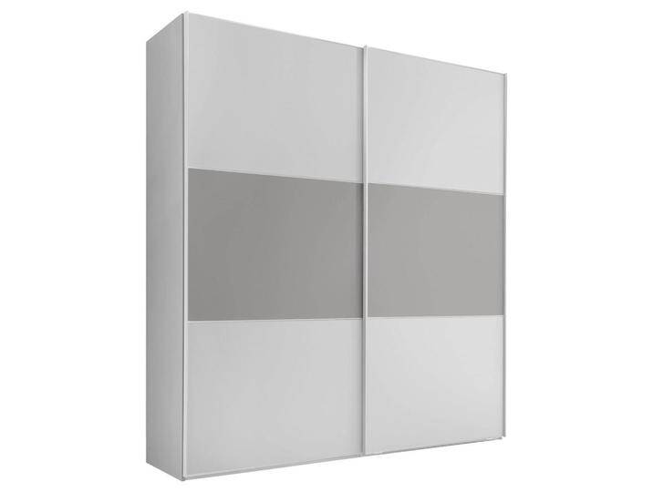 Moderano SCHWEBETÜRENSCHRANK, Weiß, Hellgrau, 4 Fächer, 2 Schubladen, 188x222x68 cm, Goldenes M, BQ - Bündnis für Qualität, Made in Germany, Moderano SCHWEBETÜRENSCHRANK, Weiß, Hellgrau, 4 Fächer, 2 Schubladen, 188x222x68 cm, Goldenes M, BQ - Bündnis für Qualität, Made in Germany, von Moderano