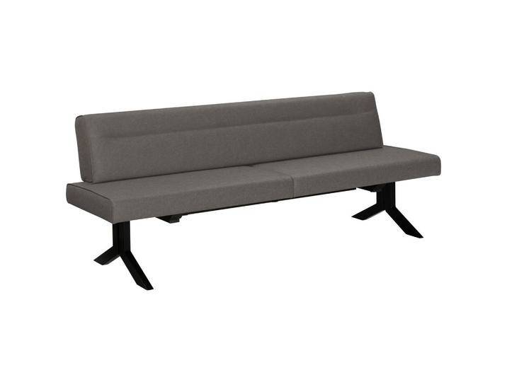 Moderano SITZBANK, Dunkelgrau, Metall, 4-Sitzer, 220x87x70 cm, Fußauswahl, Lederauswahl, Stoffauswahl, mit Rückenlehne, in verschiedenen Größen Moderano SITZBANK, Dunkelgrau, Metall, 4-Sitzer, 220x87x70 cm, Fußauswahl, Lederauswahl, Stoffauswahl, mit Rückenlehne, in verschiedenen Größen von Moderano