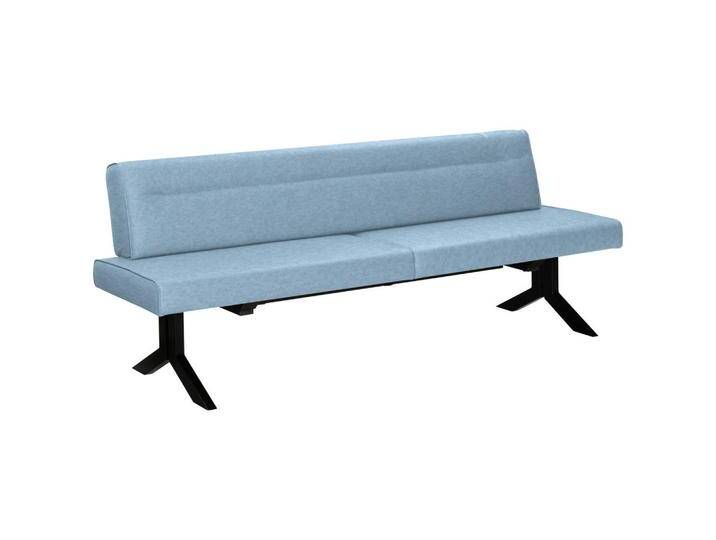 Moderano SITZBANK, Hellblau, Metall, 4-Sitzer, 220x87x70 cm, in verschiedenen Größen erhältlich, Fußauswahl, Lederauswahl, Stoffauswahl, mit Moderano SITZBANK, Hellblau, Metall, 4-Sitzer, 220x87x70 cm, in verschiedenen Größen erhältlich, Fußauswahl, Lederauswahl, Stoffauswahl, mit von Moderano