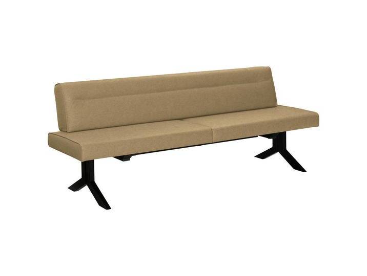 Moderano SITZBANK, Olivgrün, Metall, 4-Sitzer, 220x87x70 cm, in verschiedenen Größen erhältlich, Fußauswahl, Lederauswahl, Stoffauswahl, mit von Moderano